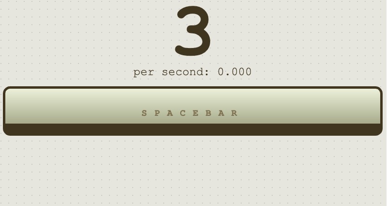 spacebar clicker